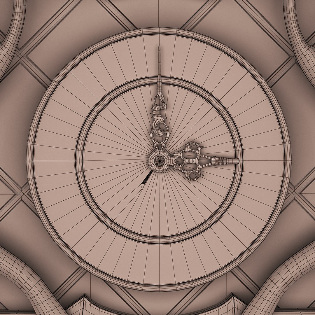 Wall Clock 3D Model - TurboSquid 1160236