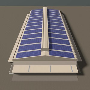 Solar roof on factory 24e01