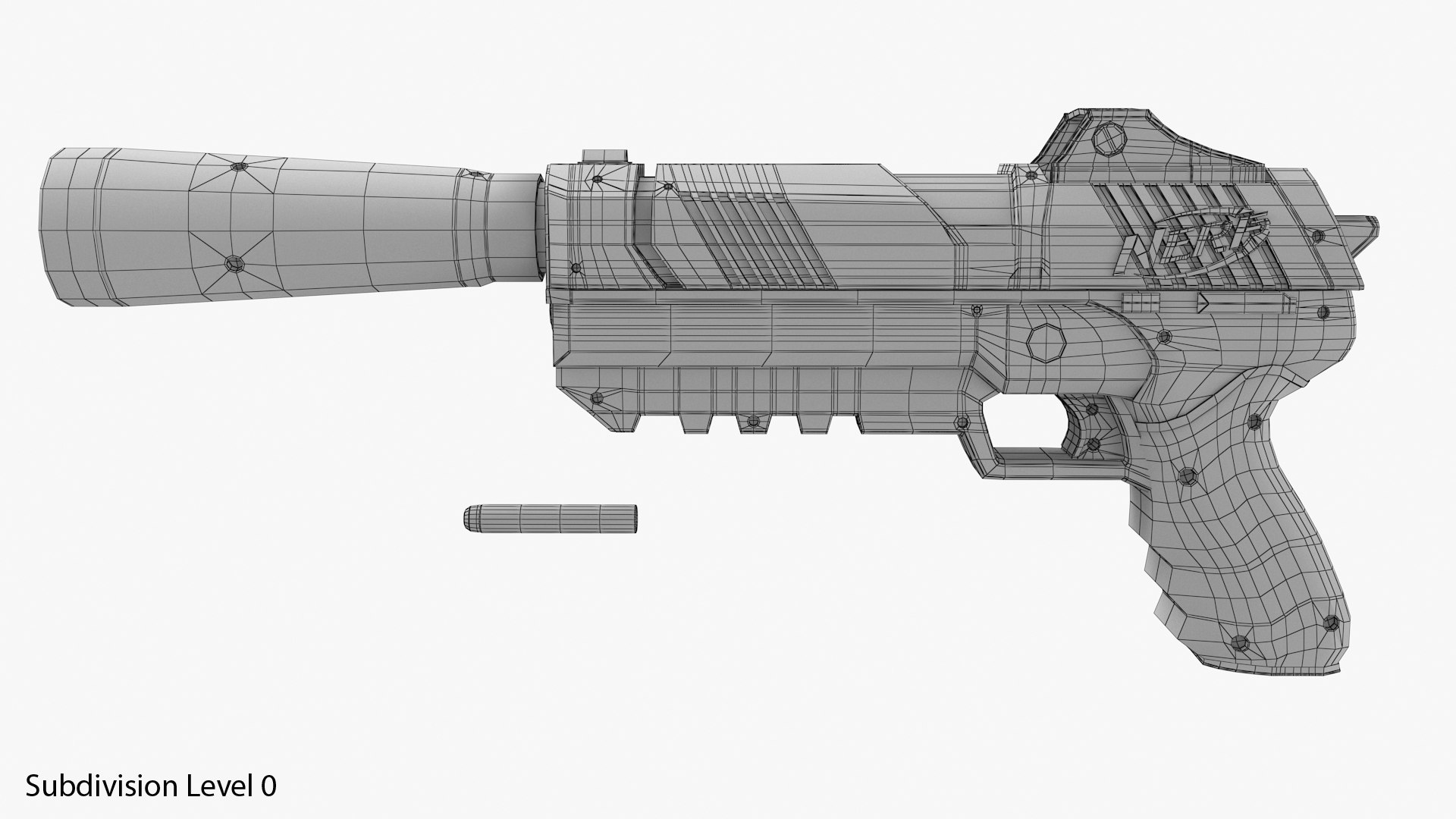 3D Nerf SP-L model https://p.turbosquid.com/ts-thumb/D5/OPmFxd/CH/render2wireframesubdiv0/jpg/1666949595/1920x1080/fit_q87/7db2b307ef0119e54bb3afc1c1c04fcfbf09e63f/render2wireframesubdiv0.jpg