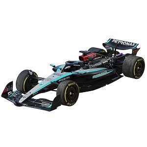 3D model F1 Mercedes W15 2024