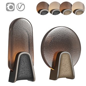 3D Ingot Sconce Wall by HOLLY HUNT model