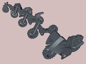 3D lego bikes model