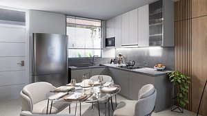 3D COCINA KITCHEN DESIGN 002 model