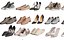 Collezione di scarpe casual, scarpe eleganti e scarpe in pelle