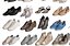 Collezione di scarpe casual, scarpe eleganti e scarpe in pelle