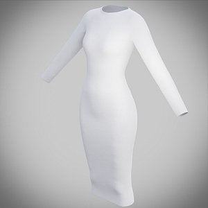 fashion clothing dress 3D model