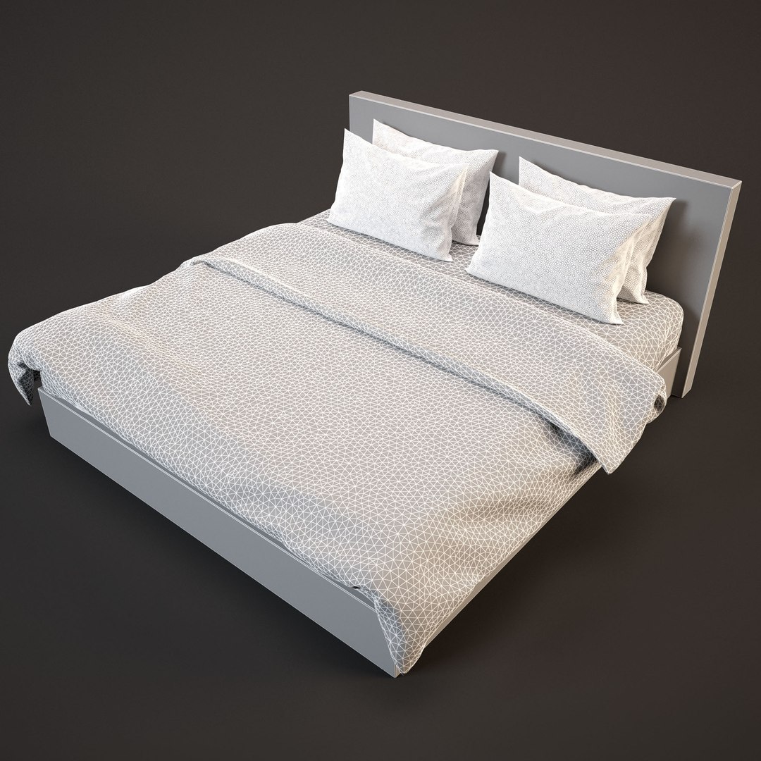 3d Model Bedcloth Bed