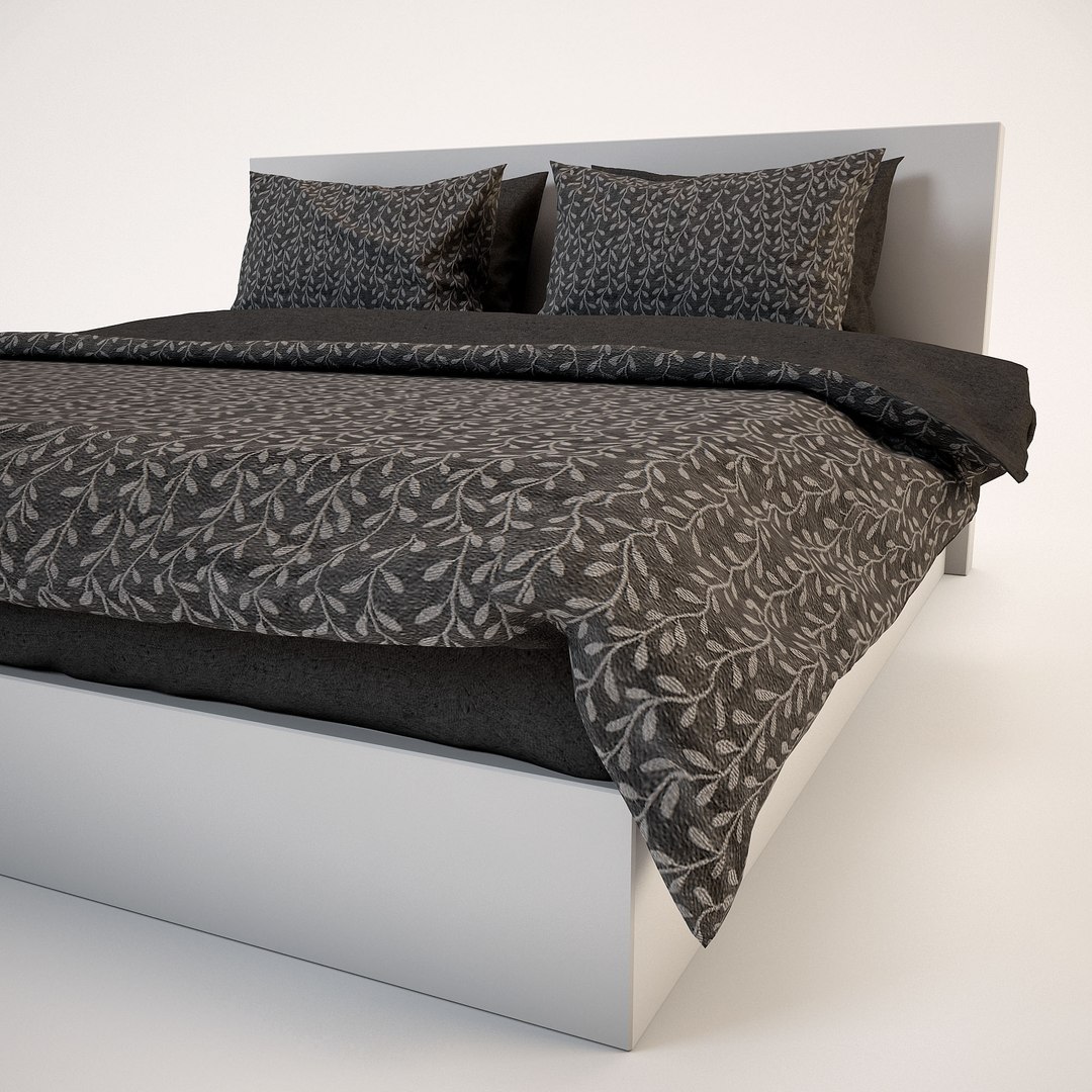 3d Model Bedcloth Bed