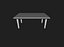 3d table model