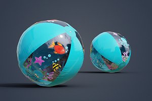 Beach Ball Prop PBR Game-Ready