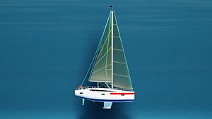 3D Sail Boat model