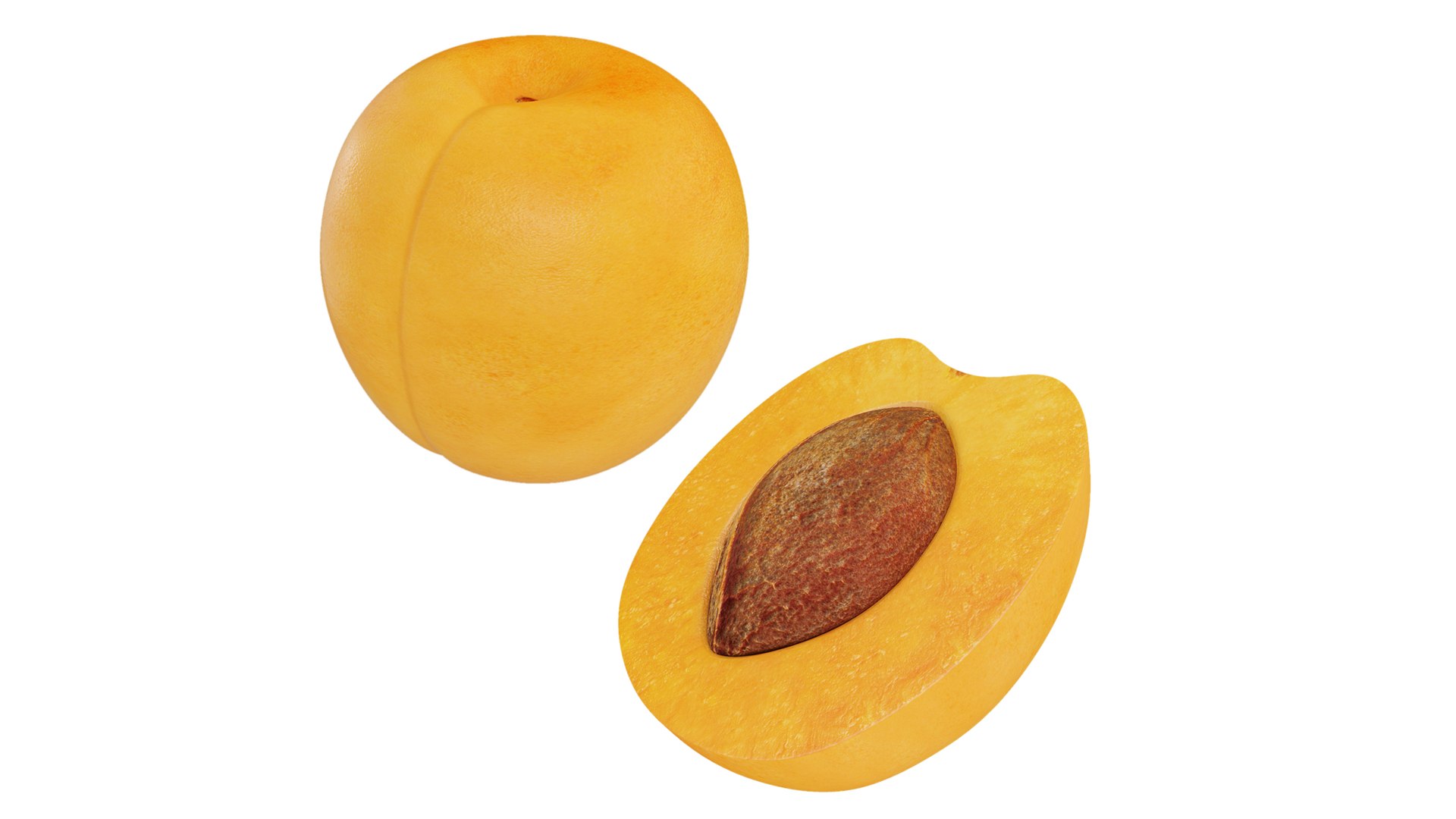 3D Apricot Collection Model - TurboSquid 1956598