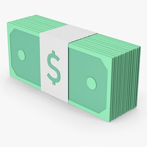 Green Cartoony Banknotes