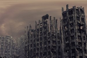 3D model garbage dump