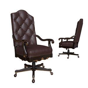 3D office chair grandover hooker model