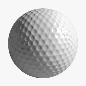 golf ball 3d model