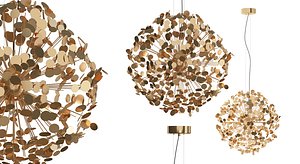 3D Terzani Argent Suspension Pendant lamp