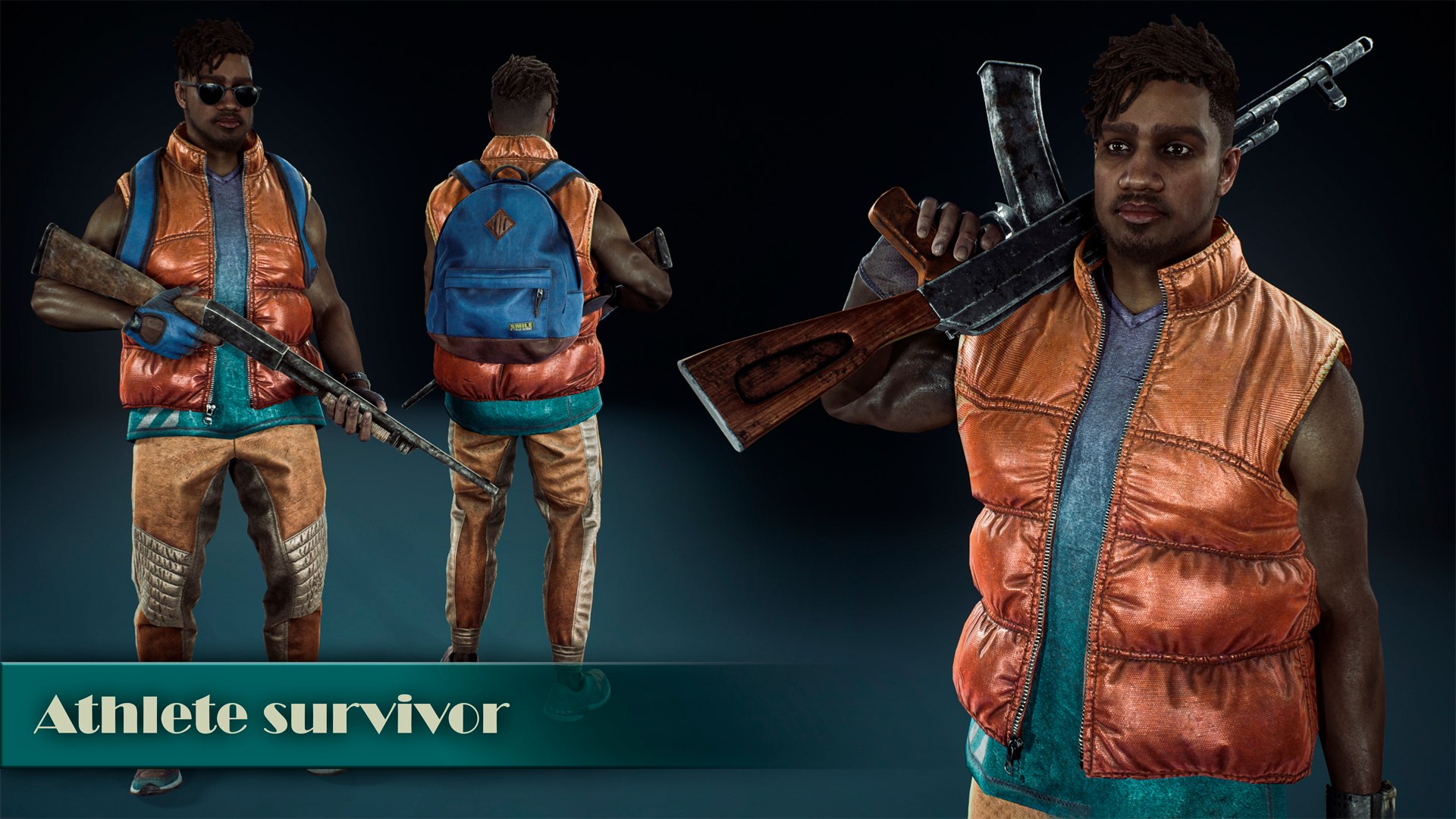 Male survivor pack 3D https://p.turbosquid.com/ts-thumb/D5/yW2YQf/pp/ue_3/jpg/1731599046/1920x1080/fit_q87/0d187aa779b6d9e6c6917b4c325fa45e051d9131/ue_3.jpg