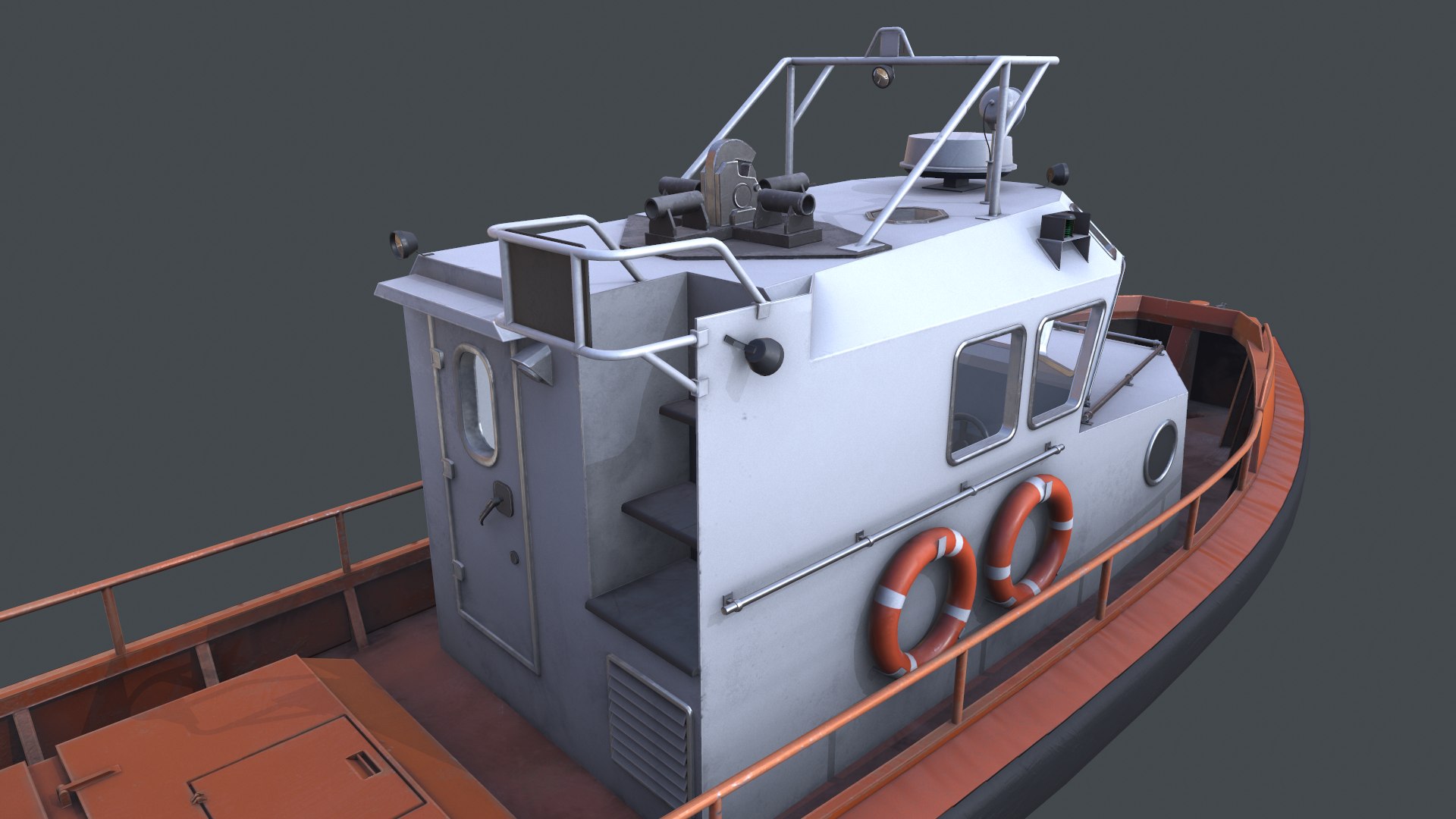 Fast Rescue Daughter Craft Boat 3D Model - TurboSquid 2068480