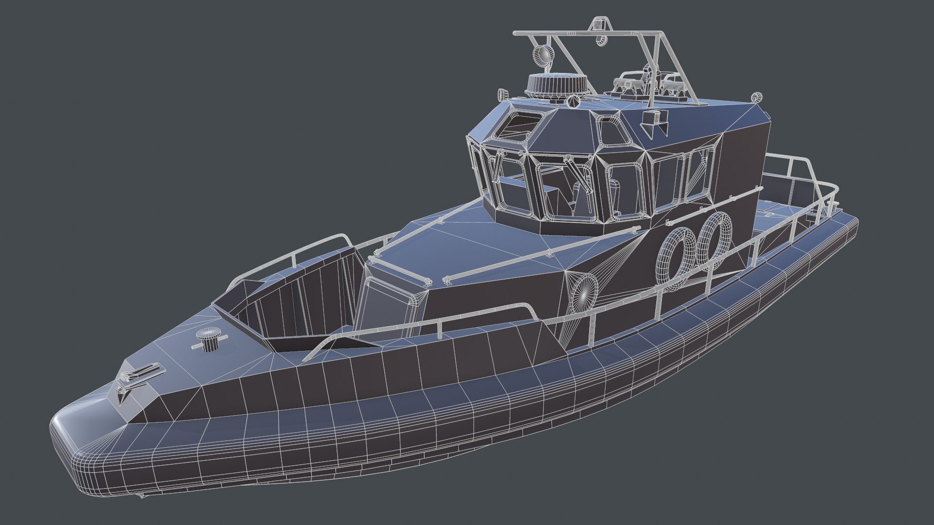 Fast Rescue Daughter Craft Boat 3D Model - TurboSquid 2068480