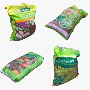 3D Packaging Bag Collection 11 model