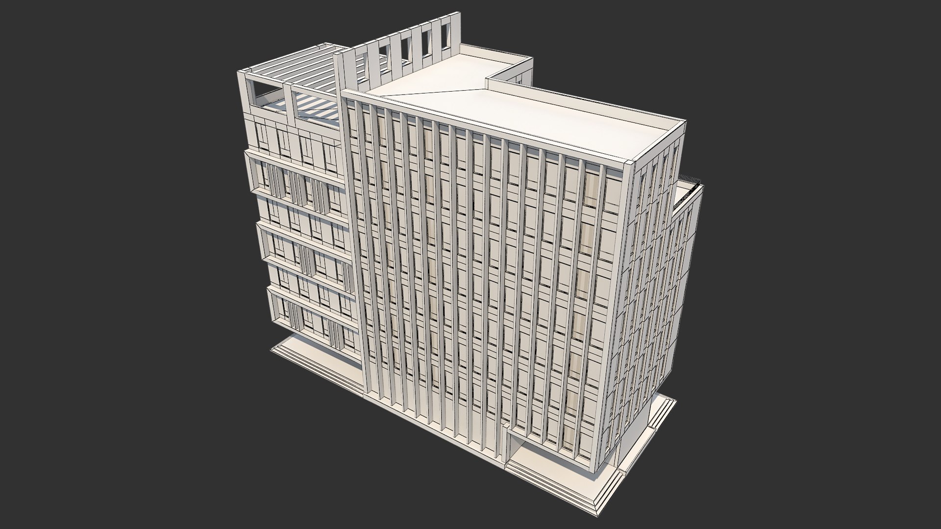 Office Building 9 3D Model - TurboSquid 1949434