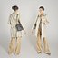 Attractive lady in a beige trench coat 184