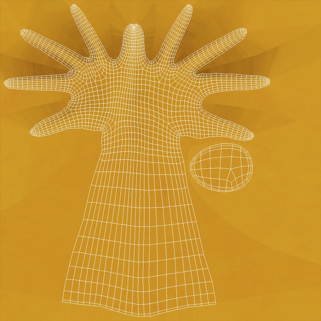 3D Ring Stand Hand Shaped Golden Model - TurboSquid 2304576