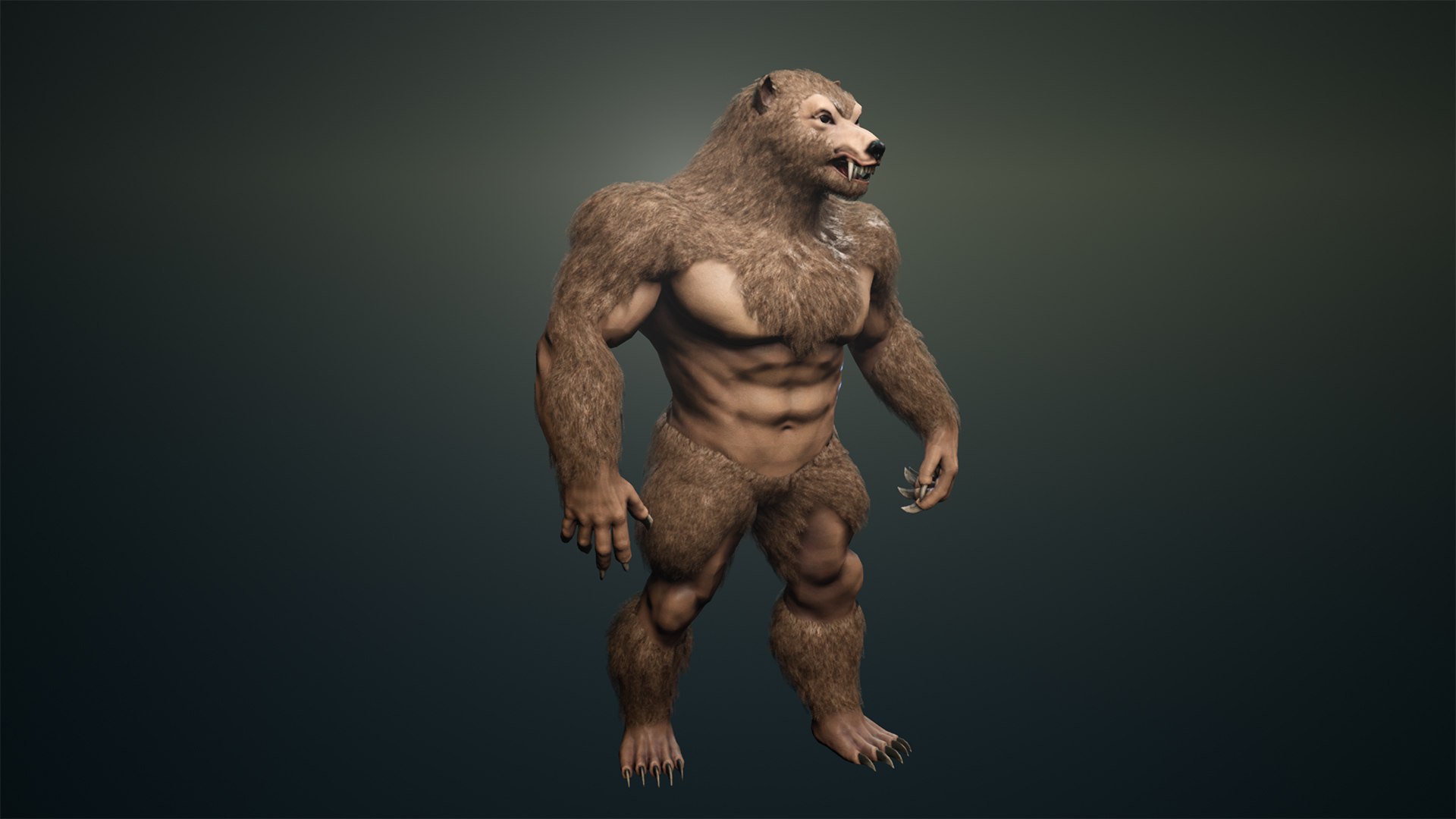 Humanoid Bear 3D Model - TurboSquid 1840489