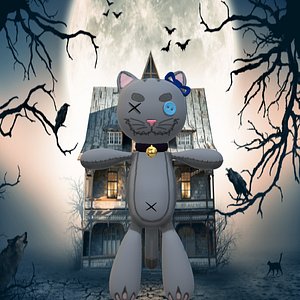 Nina cat Horror model