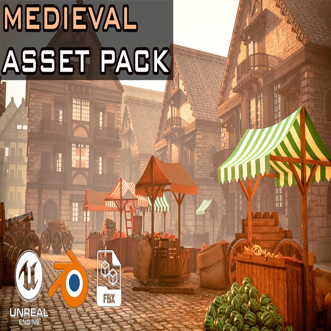 Modular Medieval Village Pack - Vol 1 - TurboSquid 2636714