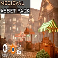 Modular Medieval Village Pack - Vol 1