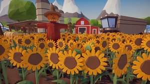 Low Poly Farm Pack - Asset for 3D Game