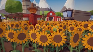 Low Poly Farm Pack - Asset for 3D Game