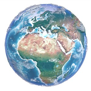 Raised Relief Physical Earth Globe