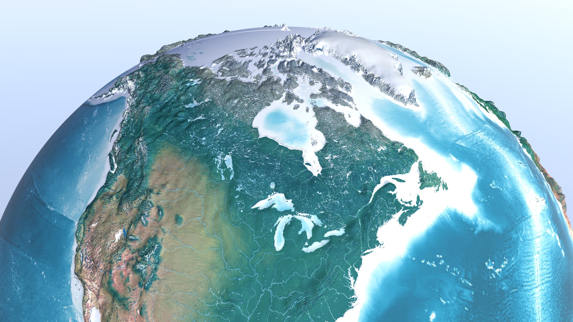 3D Relief Earth Globe World Model - TurboSquid 1433297