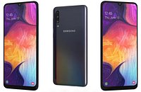 Samsung Galaxy A50 Black Low Poly