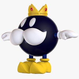 King Bob Omb Super Mario Assets