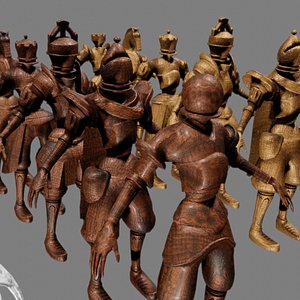 Fantasy Chess Character Pack with Weapons