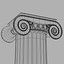3d model ionic column