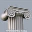 3d model ionic column