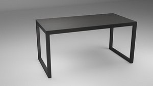 Black table