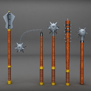 3ds medieval weapons