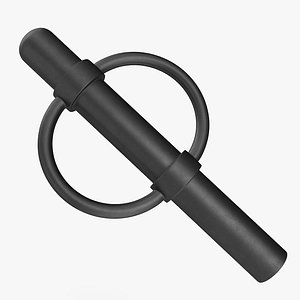 3D model Cycle Rack Parking Black