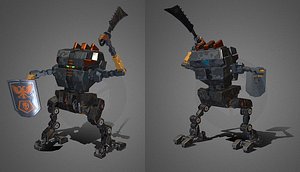 3D mech mecha