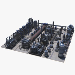 3D Industrial Area 55 model