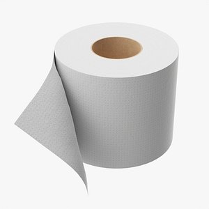 3D model Toilet paper single roll
