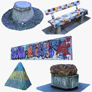 3D Street elements scans