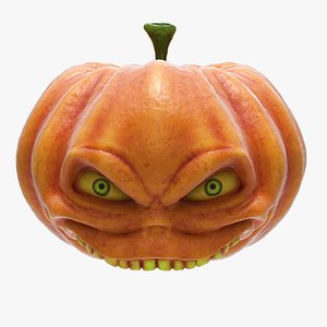 3ds max halloween pumpkin