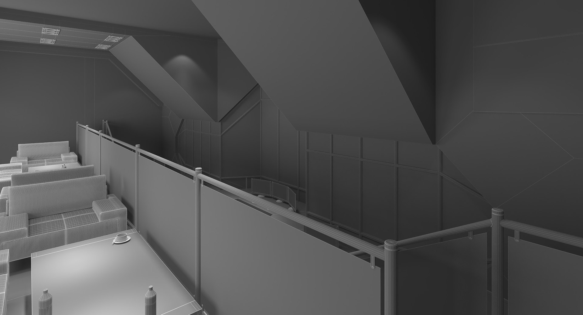 Control Room 3D Model - TurboSquid 1960202